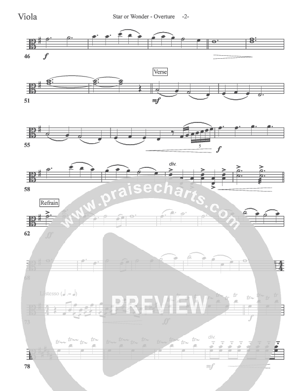 Star Of Wonder Viola (Aaron Shust)