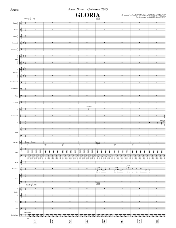 Gloria Orchestration (Aaron Shust)