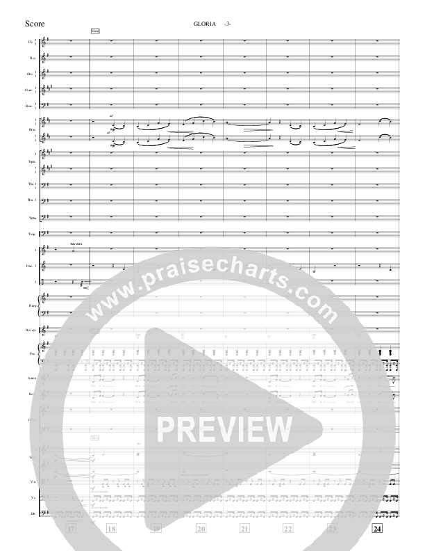 Gloria Conductor's Score (Aaron Shust)