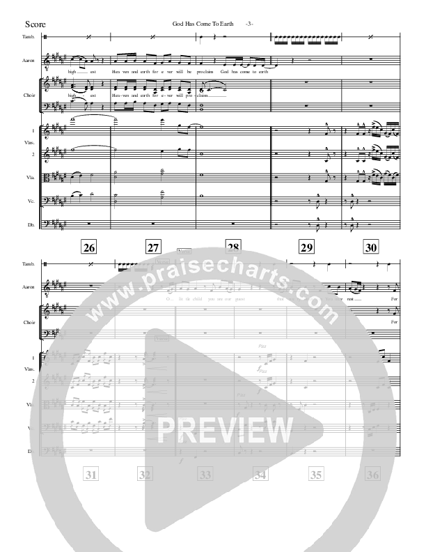 God Has Come To Earth String Ensemble (Aaron Shust)