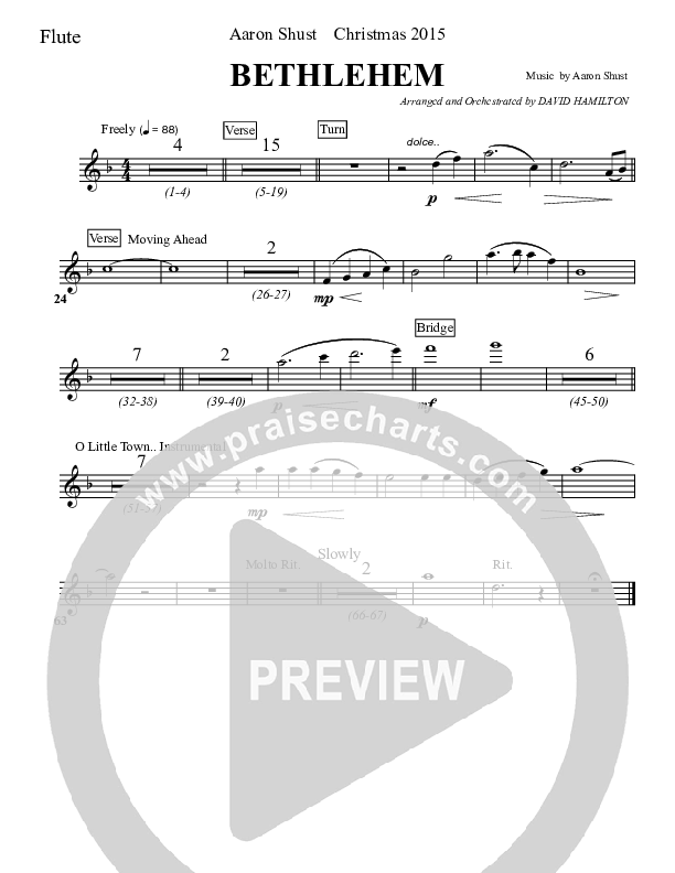Bethlehem Flute (Aaron Shust)
