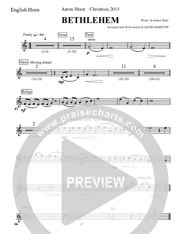 Bethlehem French Horn (Aaron Shust)