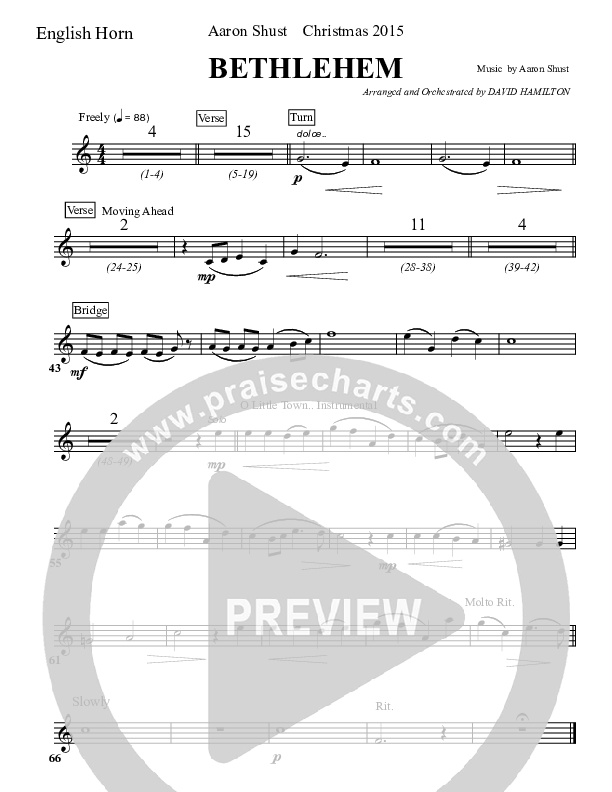 Bethlehem French Horn (Aaron Shust)