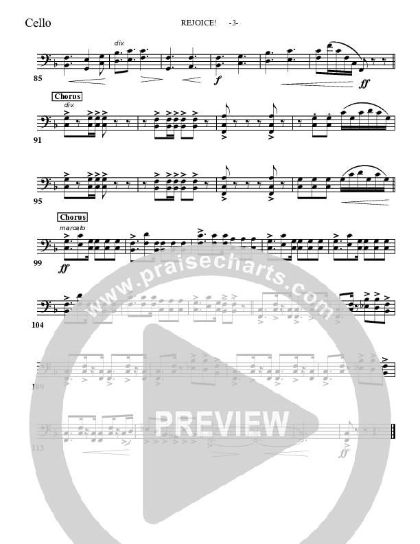 Rejoice Cello (Aaron Shust)