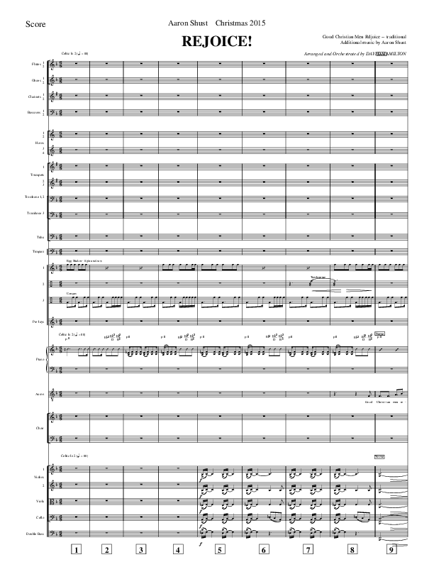 Rejoice Conductor's Score (Aaron Shust)
