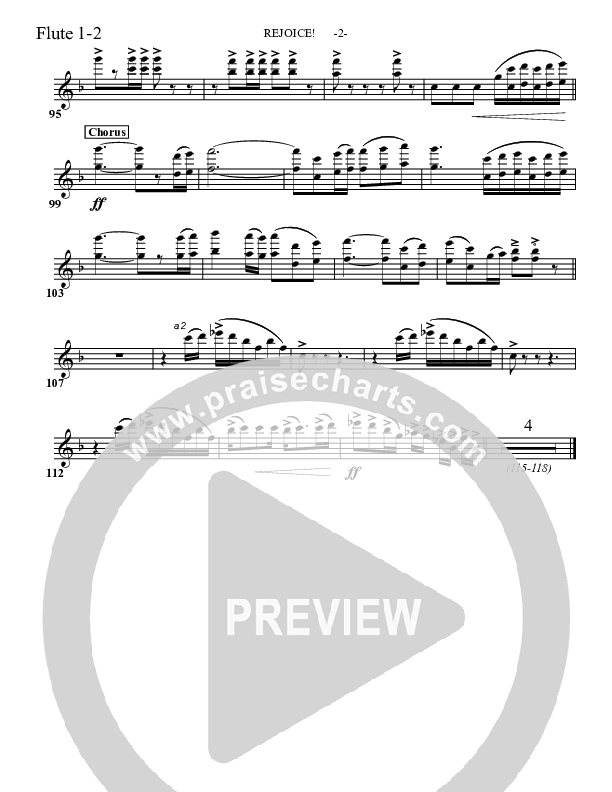 Rejoice Flute 1/2 (Aaron Shust)