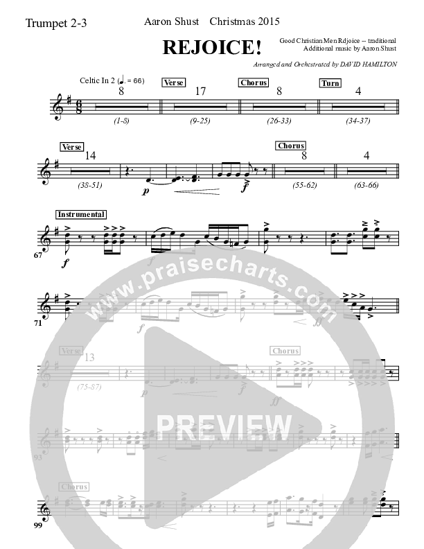 Rejoice Trumpet 2/3 (Aaron Shust)