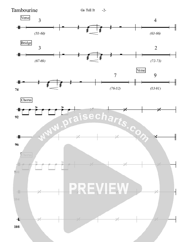 Go Tell It Tambourine (Aaron Shust)