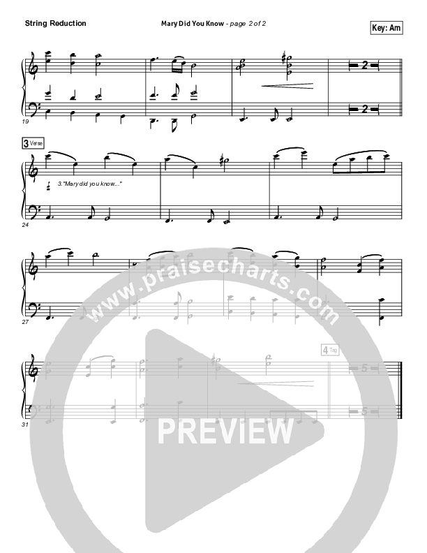 Mary Did You Know Synth Strings (Meredith Andrews)