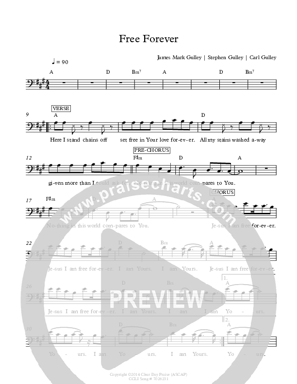 Free Forever Lead Sheet (Antioch Live)