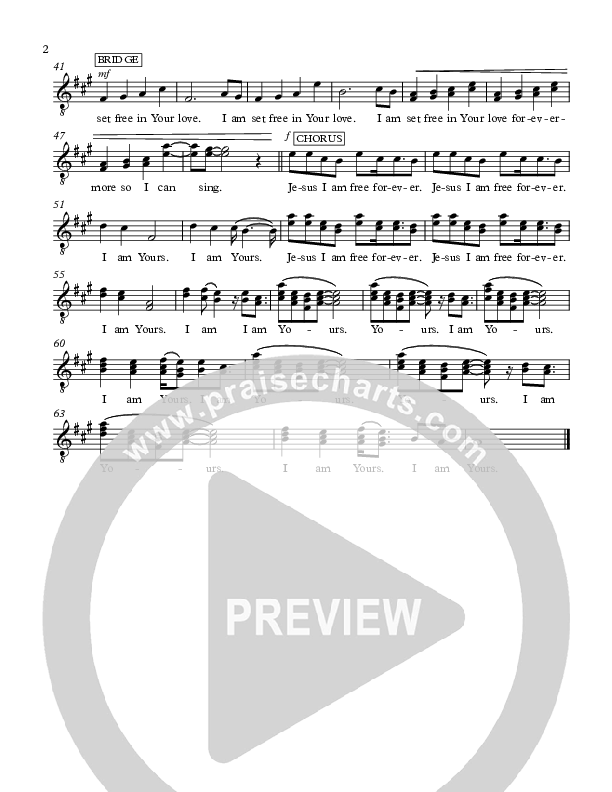 Free Forever Lead Sheet (SAT) (Antioch Live)