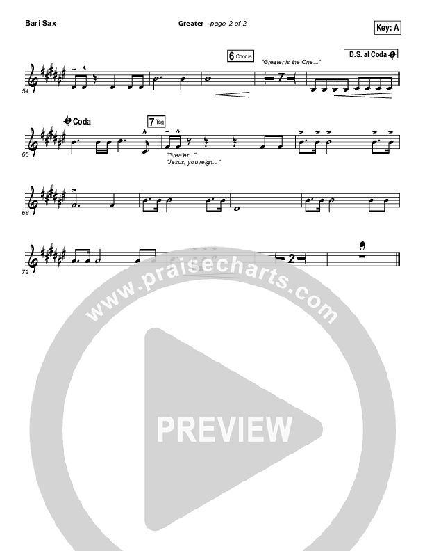 Greater Bari Sax (Chris Tomlin)