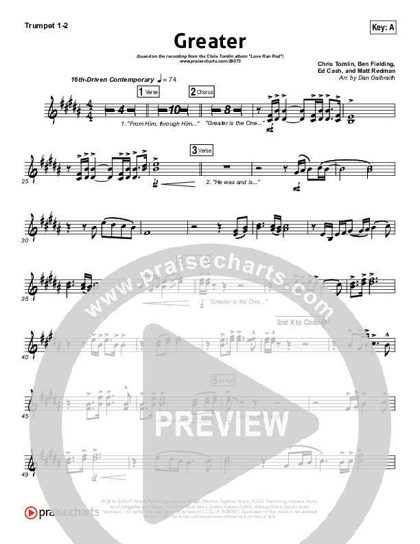 Greater Brass Pack (Chris Tomlin)