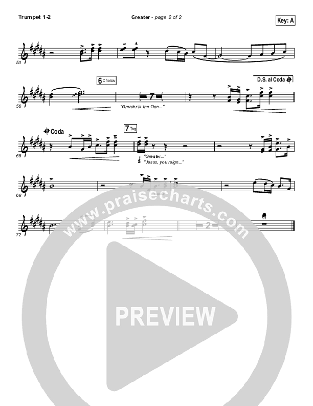 Greater Trumpet 1,2 (Chris Tomlin)