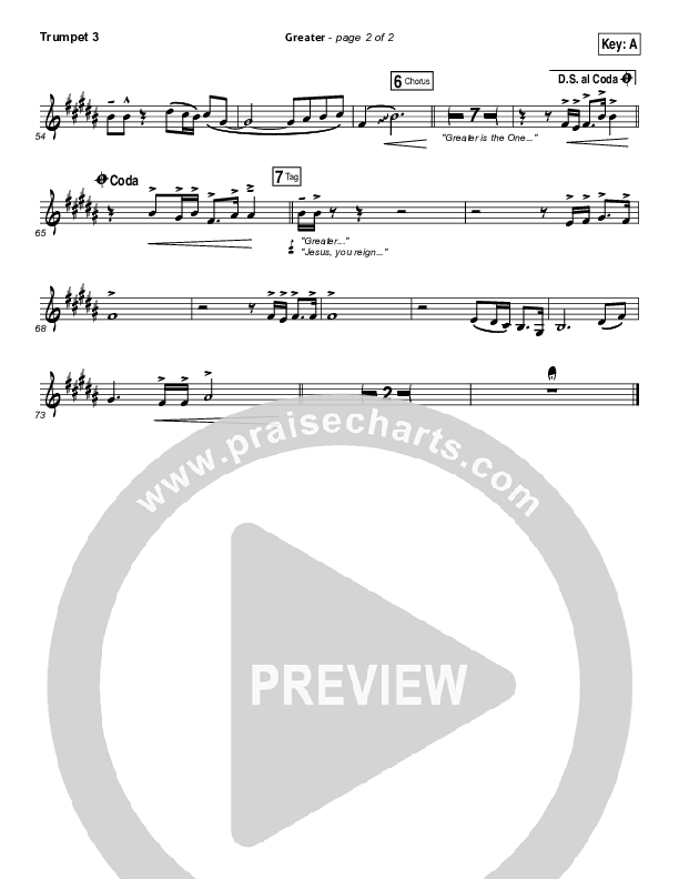 Greater Trumpet 3 (Chris Tomlin)