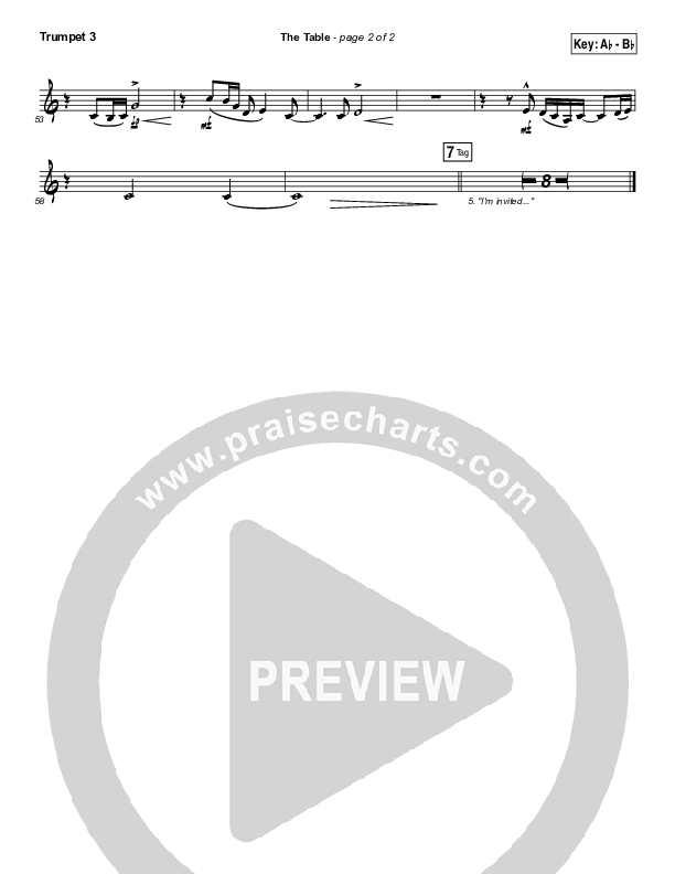 The Table Trumpet 3 (Chris Tomlin)