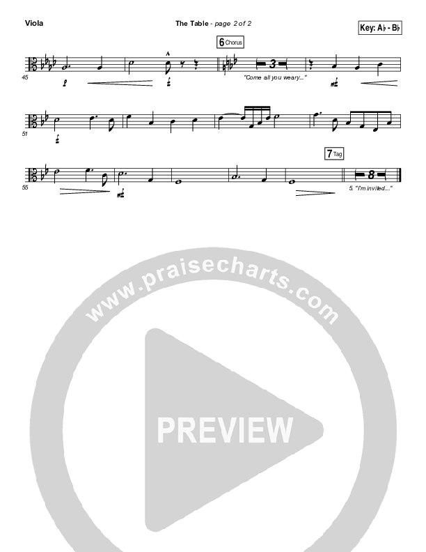 The Table Viola (Chris Tomlin)