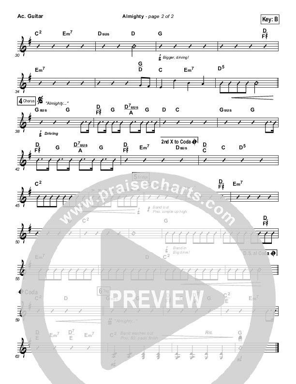 Almighty Acoustic Guitar (Chris Tomlin)