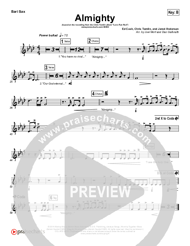 Almighty Bari Sax (Chris Tomlin)