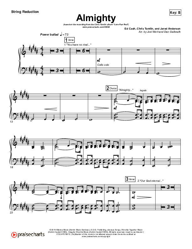 Almighty String Pack (Chris Tomlin)
