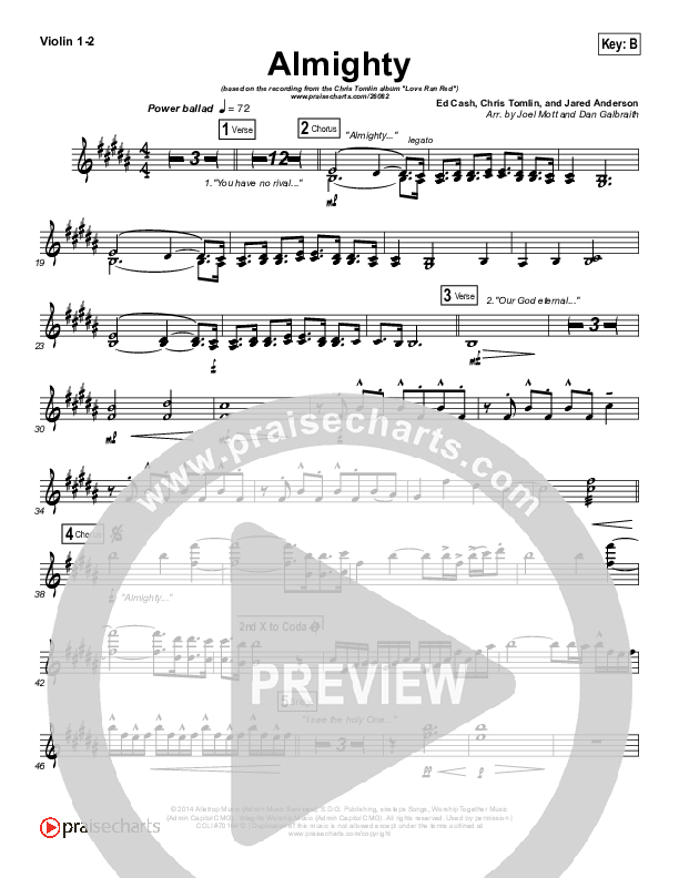 Almighty Violin 1/2 (Chris Tomlin)