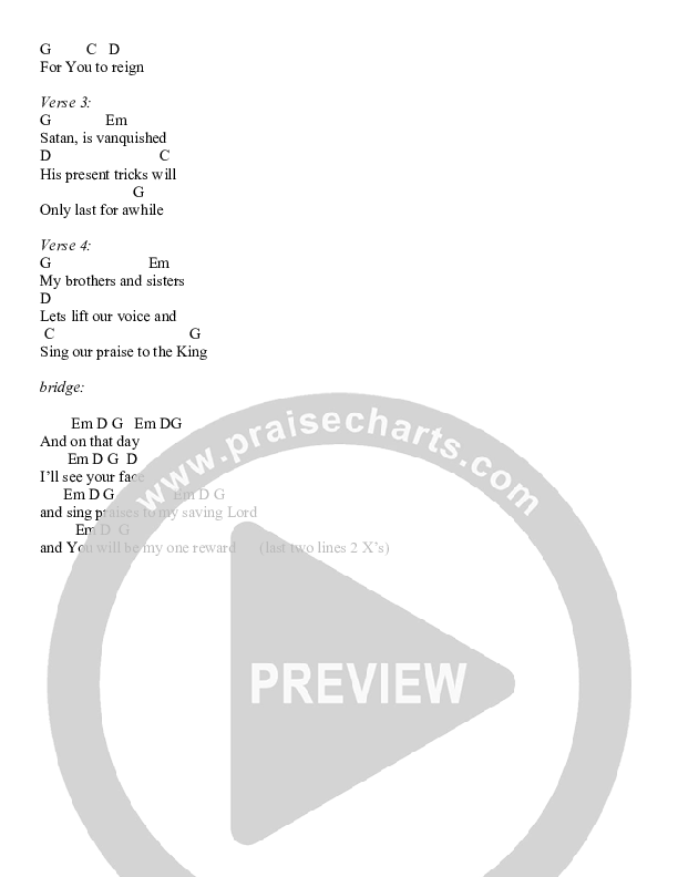 Beautiful Escape Chords & Lyrics (Mitch Langley)