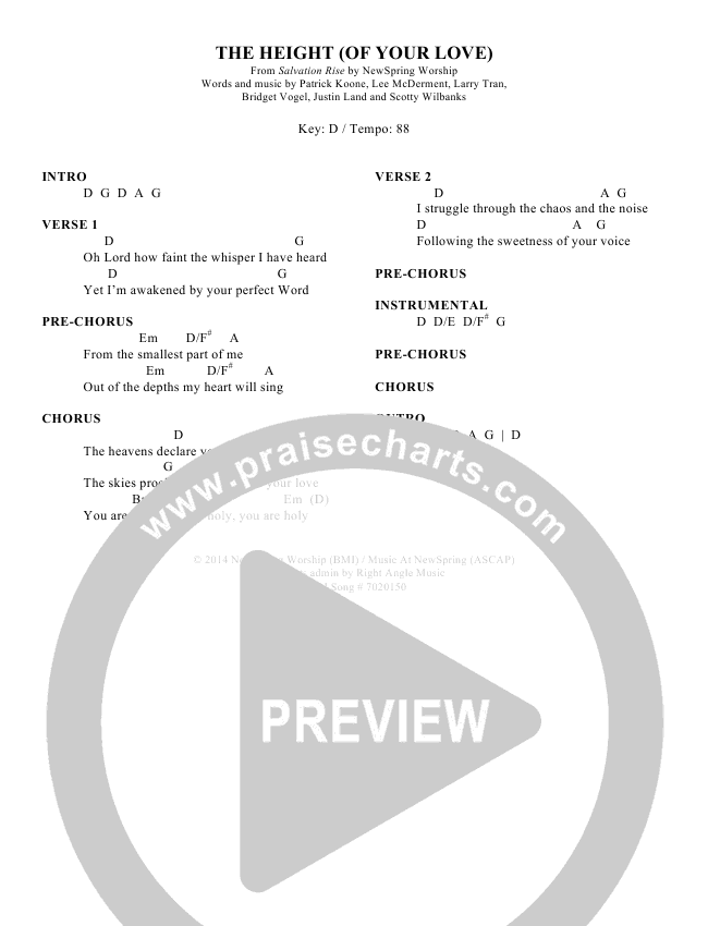 Instrumental Song Charts 2014