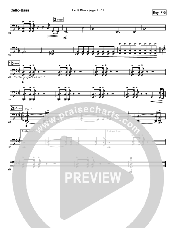 Let It Rise Cello/Bass (Holland Davis)