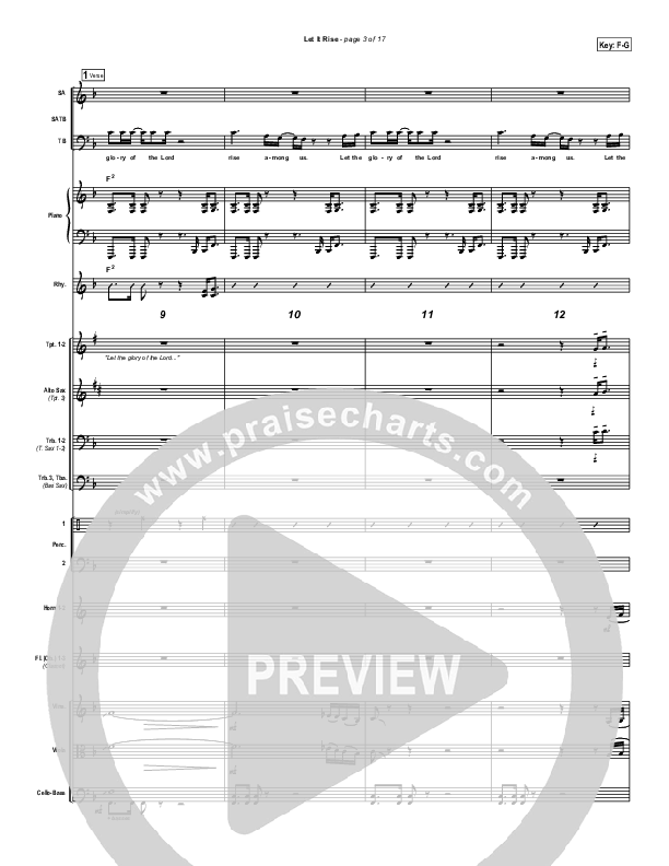 Let It Rise Conductor's Score (Holland Davis)