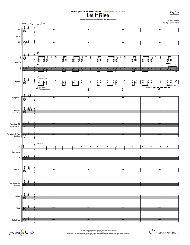Let It Rise Orchestration (Holland Davis)