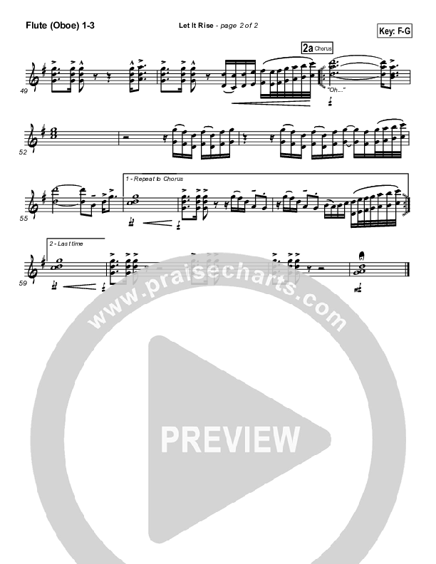 Let It Rise Flute/Oboe 1/2/3 (Holland Davis)