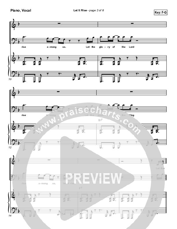 Let It Rise Piano/Vocal (Holland Davis)