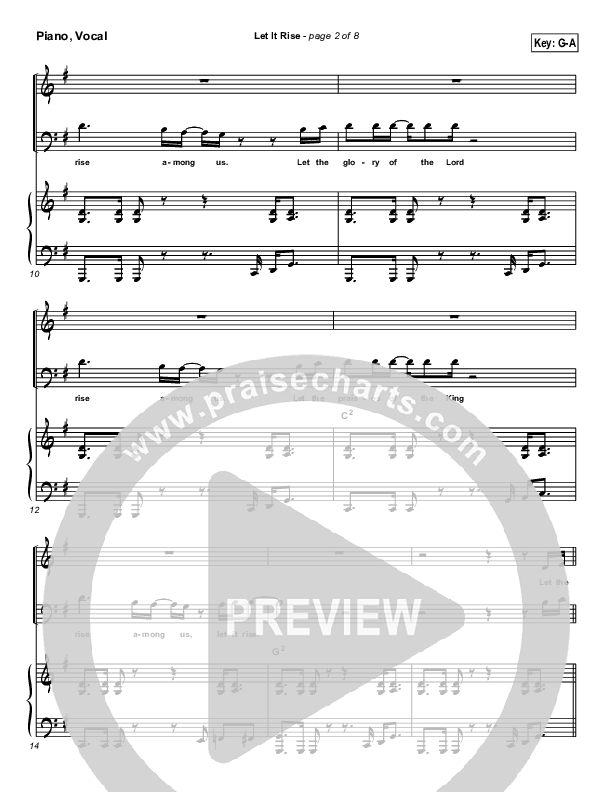 Let It Rise Piano/Vocal (Holland Davis)
