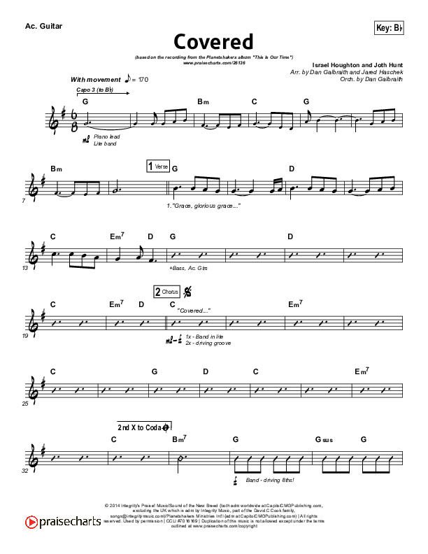 Covered Acoustic Guitar (Planetshakers)