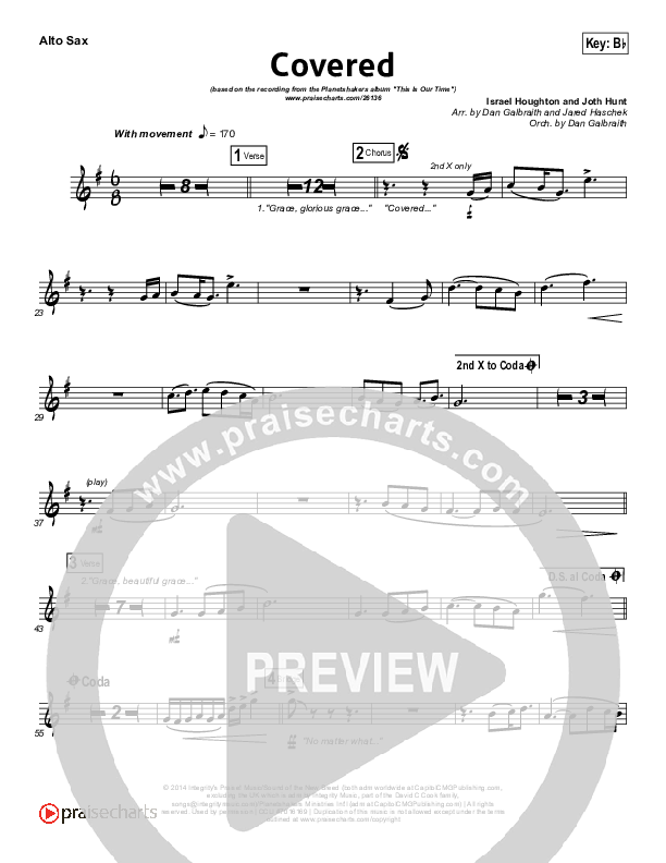 Covered Alto Sax (Planetshakers)