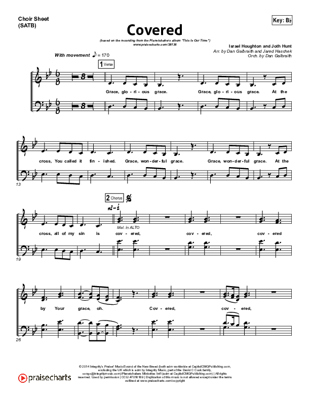 Covered Choir Vocals (SATB) (Planetshakers)