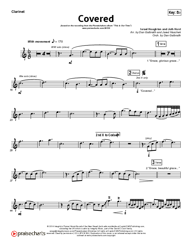 Covered Clarinet (Planetshakers)