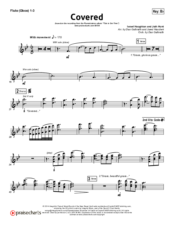 Covered Flute/Oboe 1/2/3 (Planetshakers)