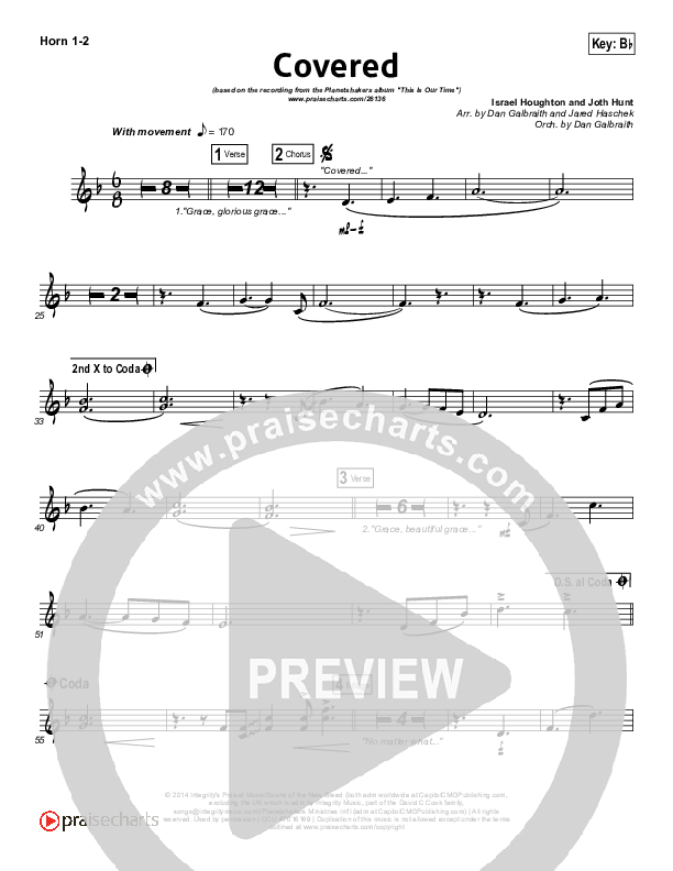 Covered French Horn 1/2 (Planetshakers)