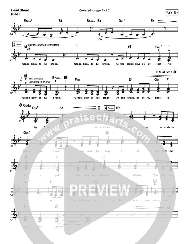 Covered Lead Sheet (SAT) (Planetshakers)