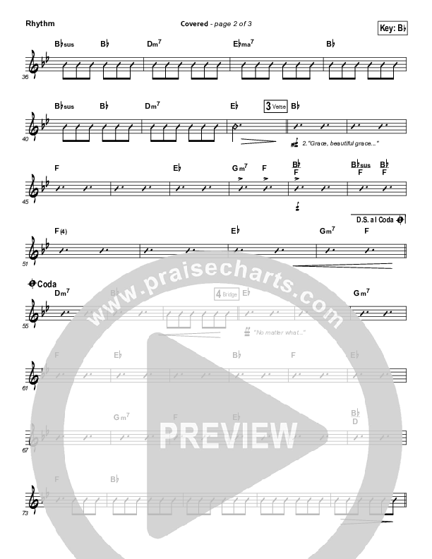 Covered Rhythm Chart (Planetshakers)