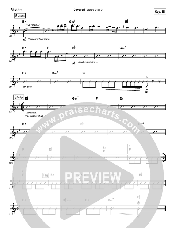 Covered Rhythm Chart (Planetshakers)