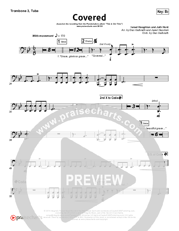 Covered Trombone 3/Tuba (Planetshakers)