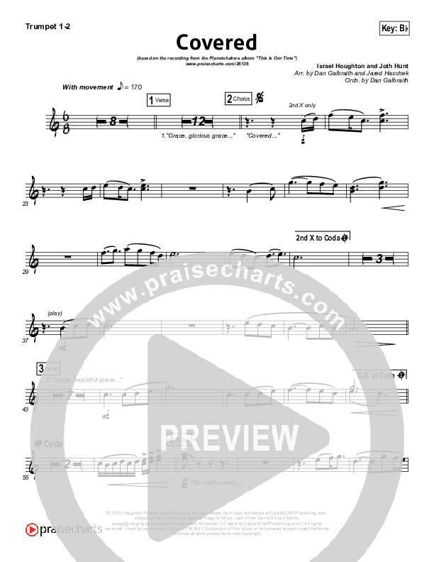 Covered Trumpet 1,2 (Planetshakers)