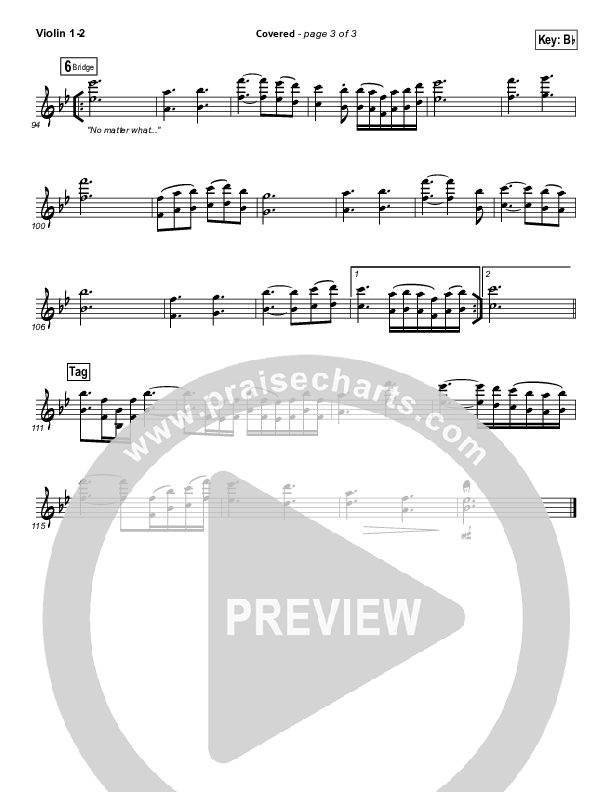 Covered Violin 1/2 (Planetshakers)