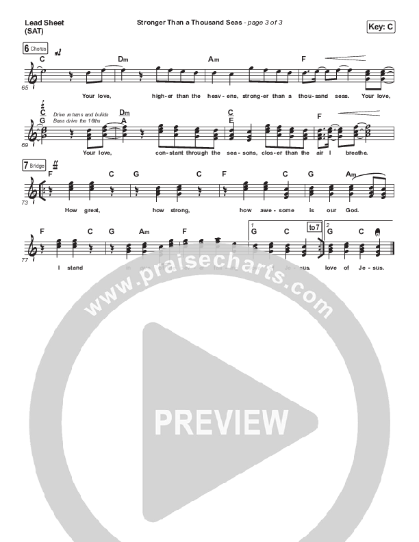 Stronger Than A Thousand Seas Lead (SAT) (Planetshakers)