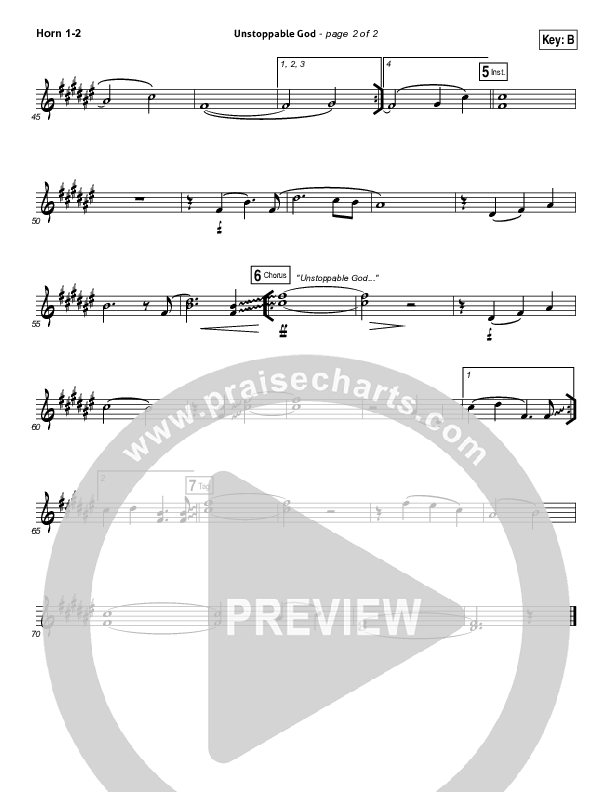 Unstoppable God Brass Pack (Elevation Worship)