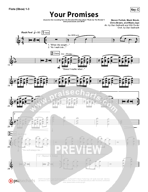 Your Promises Wind Pack (Elevation Worship)