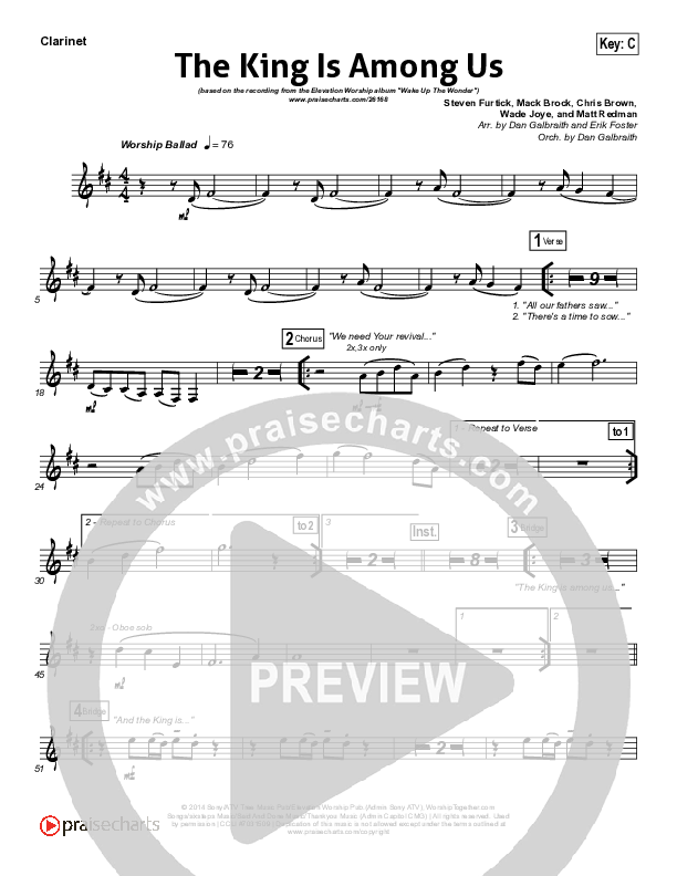 The King Is Among Us Wind Pack (Elevation Worship)