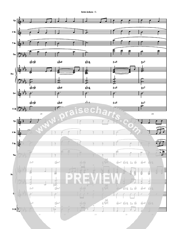Revive Us Lord (Instrumental) Conductor's Score (Brad Henderson)